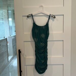 Sparkle teal dress